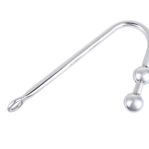 Two Anal Pleasurable Stainless 4417 Steel Balls Hook 1104